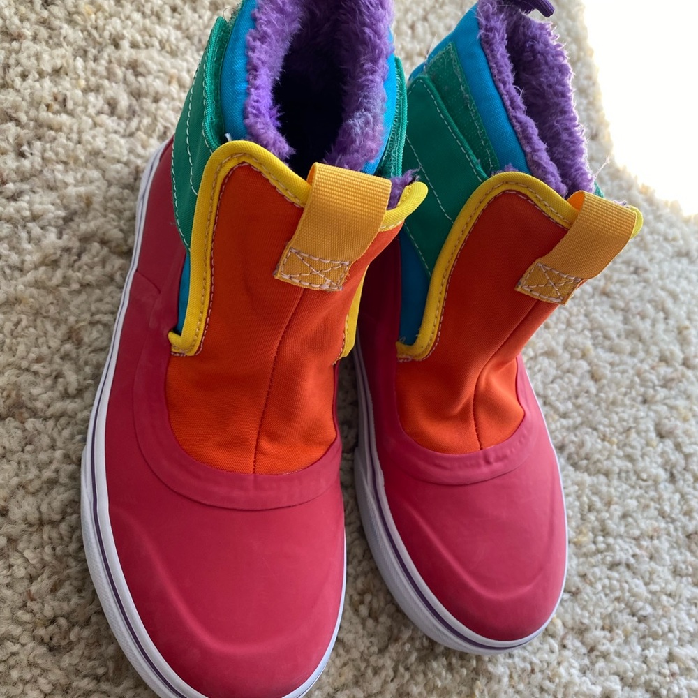 Size 2.5 Kids Vans Snow Boots / Rain Boots